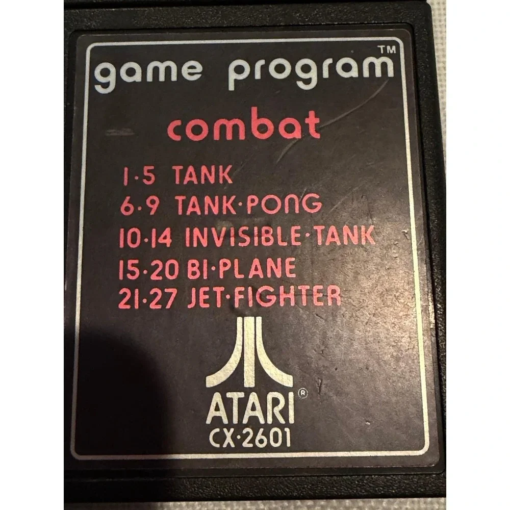 Atari 2600‎ Game Lot Berzerk Asteroids Combat Stampede Activision CX2650 CX2649
